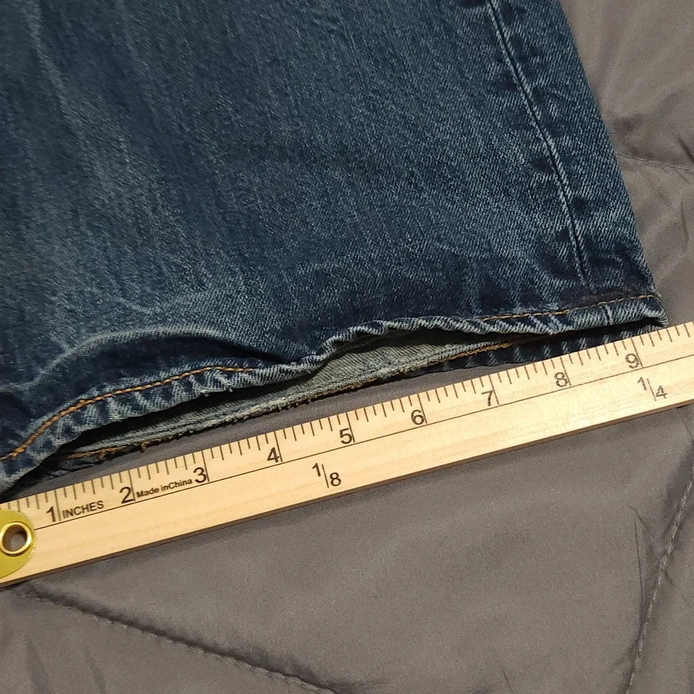 Levi's 501 Jeans Men's 42x32‎ High Rise Button Fly USA Light Wash 100% Cotton